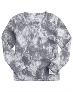 Tie Dye Grey Long Sleeve Pajama