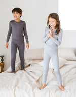 Grey Girls Aero Heat Thermal Pajama Set