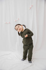 Khaki Bengdi Hoodie & Pants Set - Go PJ Party