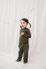 Khaki Bengdi Hoodie & Pants Set - Go PJ Party