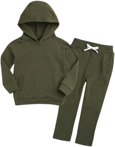 Khaki Bengdi Hoodie & Pants Set - Go PJ Party