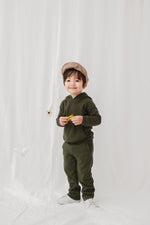 Khaki Bengdi Hoodie & Pants Set - Go PJ Party