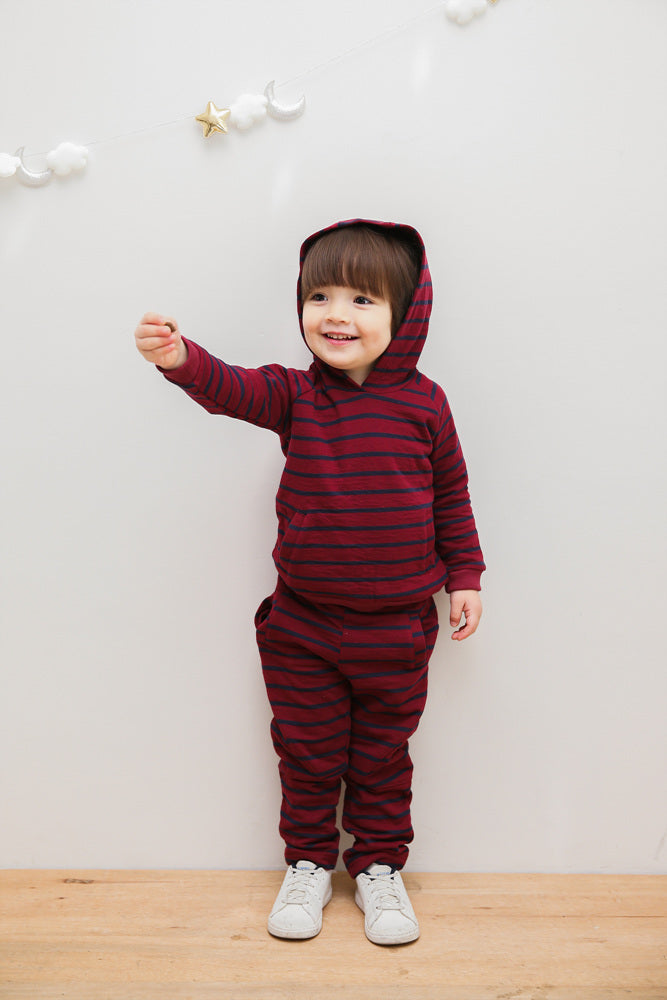 Wine Bengdi Hoodie & Pants Set - Go PJ Party