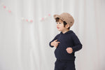 Navy Bold Bengdi Hoodie & Pants Set - Go PJ Party