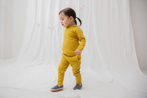 Mustard Bold Bengdi Hoodie & Pants Set - Go PJ Party