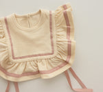 Julie Bib (Ivory/Oatmeal)