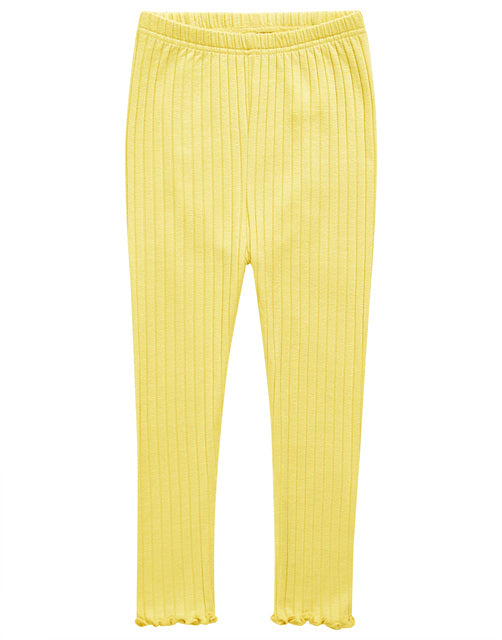 Shirring Lemon Long Sleeve Pajama