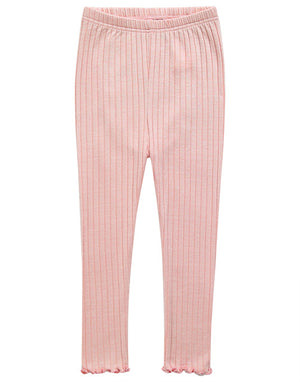 Shirring Milk Pink Long Sleeve Pajama