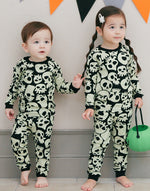 Halloween Skull Boom Long Sleeve Pajama