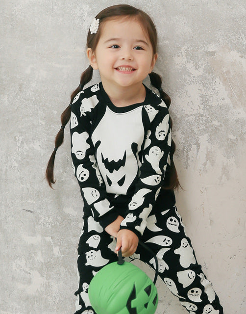 Halloween King Ghost Long Sleeve Pajama