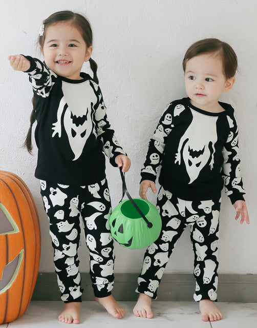 Halloween King Ghost Long Sleeve Pajama