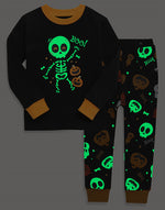 Halloween Dancing Skull Long Sleeve Pajama