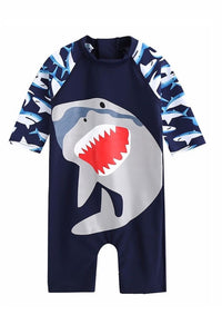 King of the Sea Baby 3/4 Sleeve Swimsuit - Go PJ Party