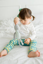 Mint Flower Baby Frill Leggings - Go PJ Party