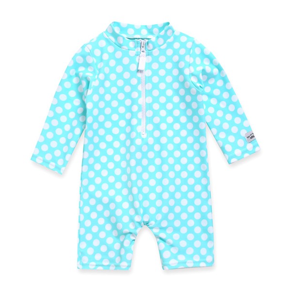 Ocean Dot Sky Baby 3/4 Sleeve Swimsuit