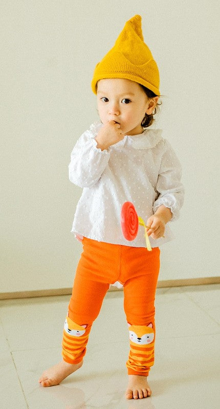 Orange Foxy Baby Leggings - Go PJ Party