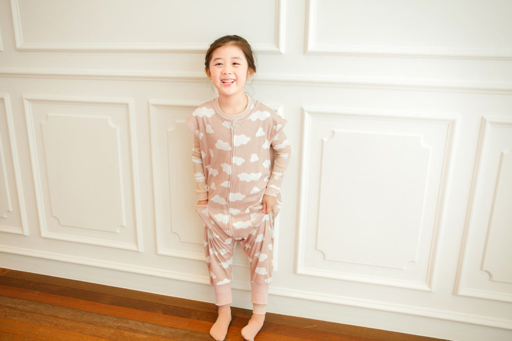 Cloud Pink Cotton Sleepsack - Go PJ Party