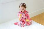 Pink Daisy Soft Microfibre Blanket Sleeper - Go PJ Party