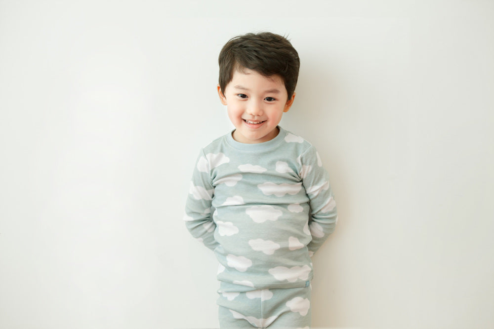 Long Cloud Sky Long Sleeve Pajama - Go PJ Party