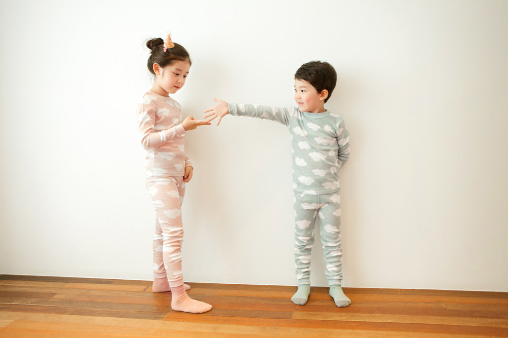 Long Cloud Sky Long Sleeve Pajama - Go PJ Party