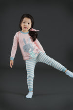 Pink Bunny Long Sleeve Pajama - Go PJ Party