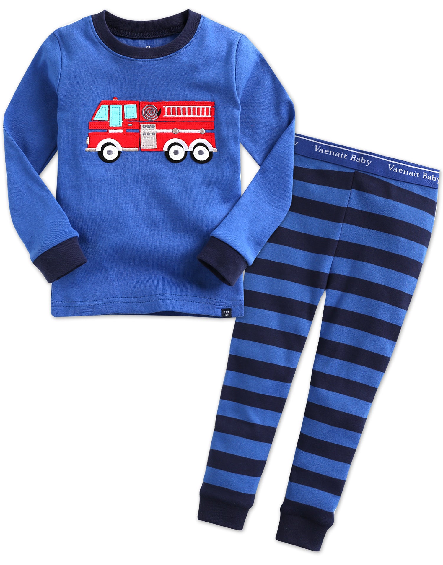 Fire Truck Long Sleeve Pajamas - Go PJ Party