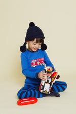 Fire Truck Long Sleeve Pajamas - Go PJ Party