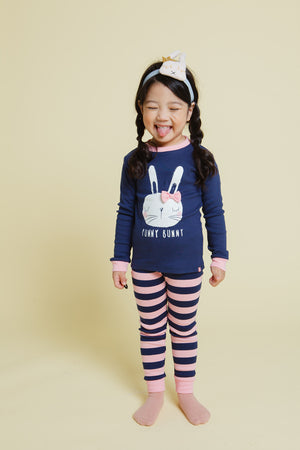 Funny Bunny Long Sleeve Pajama - Go PJ Party