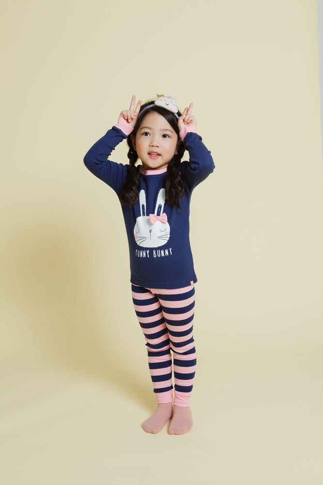 Funny Bunny Long Sleeve Pajama - Go PJ Party