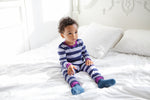 Color Magic Purple Navy Long Sleeve Pajama - Go PJ Party