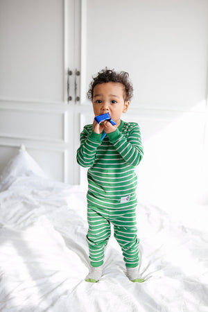 Color Pen Green Long Sleeve Pajama - Go PJ Party