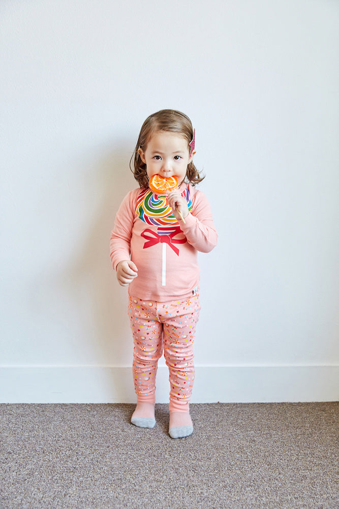 Lollipop Long Sleeve Pajama - Go PJ Party