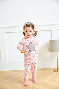 Bling Pink Long Sleeve Pajama - Go PJ Party