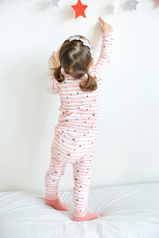 Bling Pink Long Sleeve Pajama - Go PJ Party