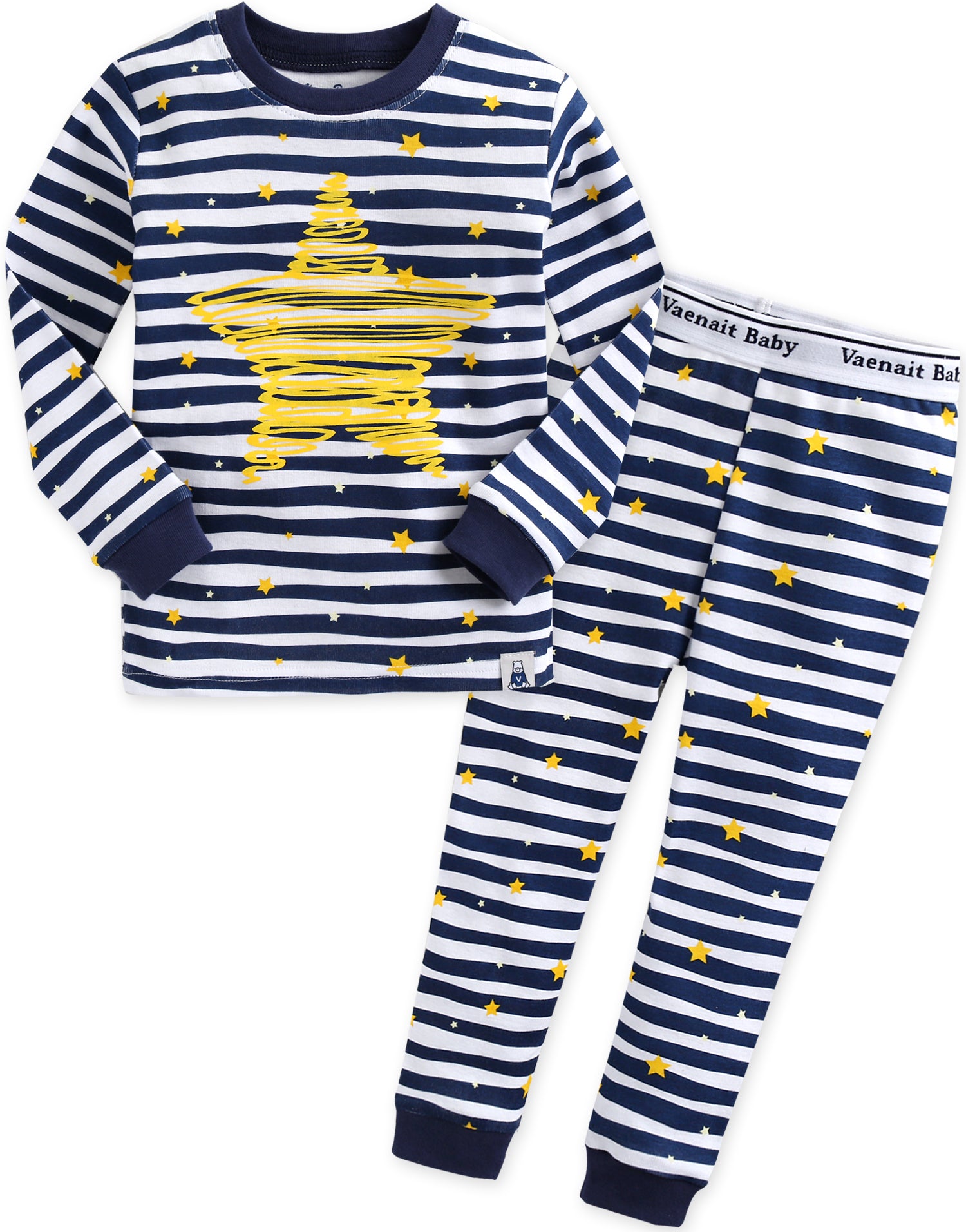 Bling Blue Long Sleeve Pajama - Go PJ Party