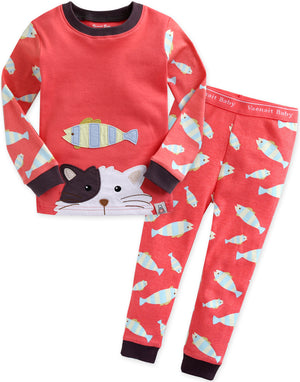 Secret Kitty Long Sleeve Pajama - Go PJ Party