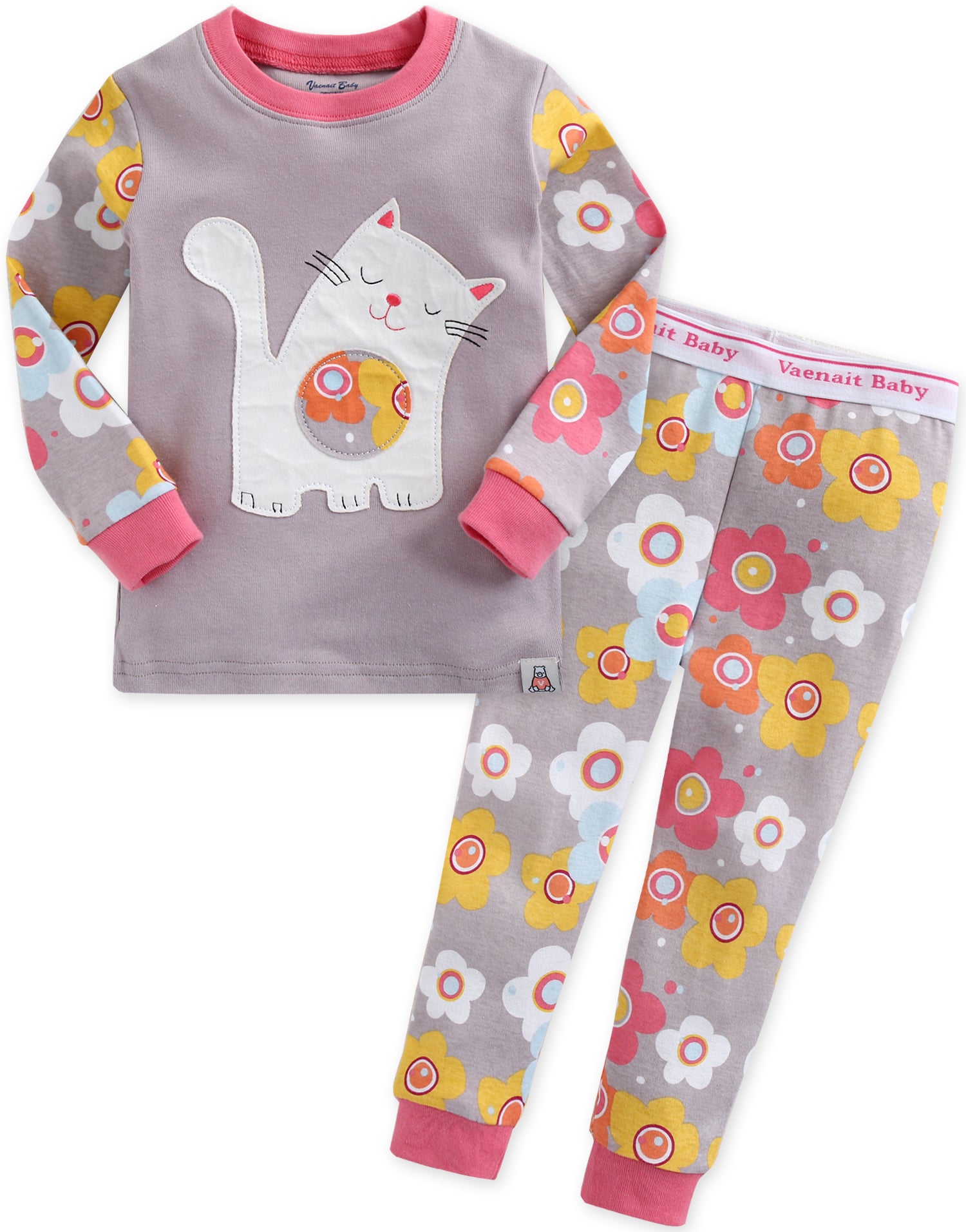 Daisy Cat Long Sleeve Pajama - Go PJ Party