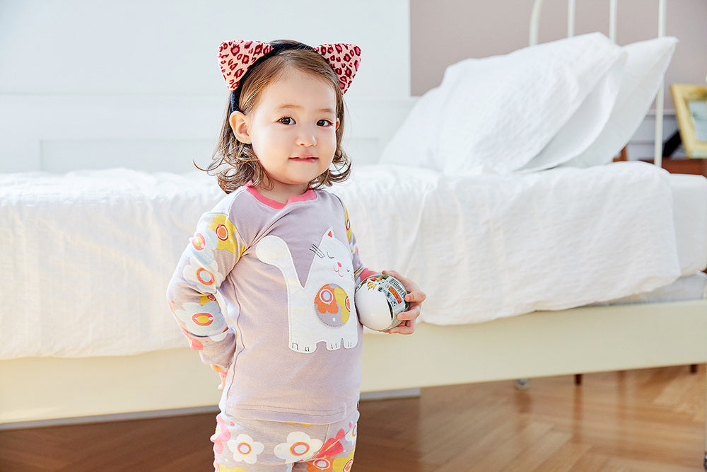 Daisy Cat Long Sleeve Pajama - Go PJ Party