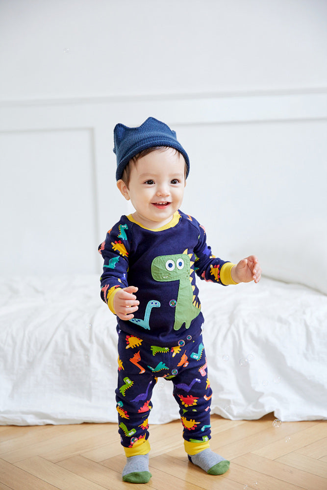 Buddy Dino Long Sleeve Pajamas - Go PJ Party