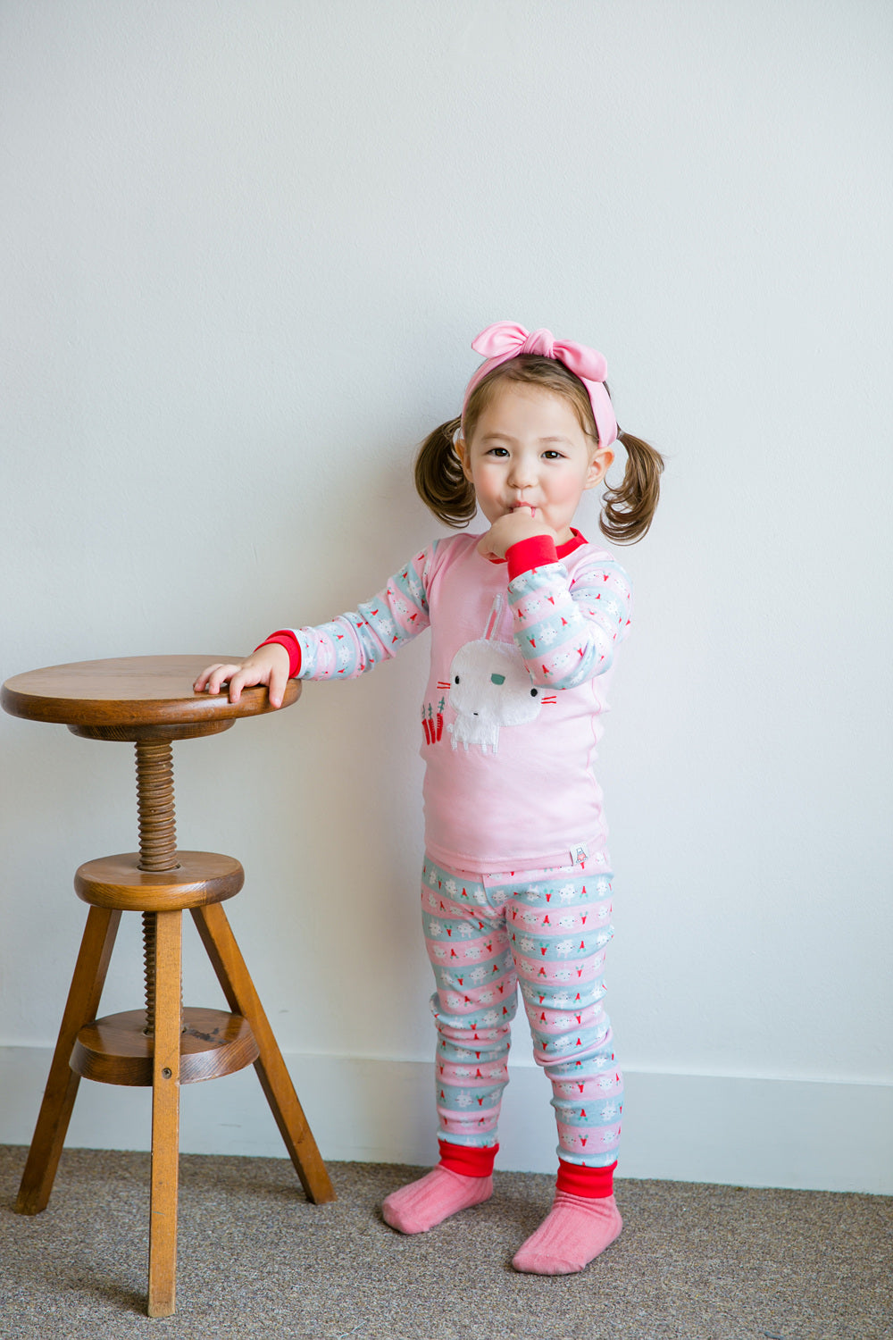 Carrot Shasha Long Sleeve Pajama - Go PJ Party