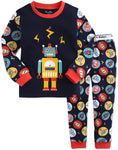 Mega Robot Navy Long Sleeve Pajama - Go PJ Party