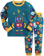 Mega Robot Green Long Sleeve Pajama - Go PJ Party