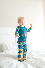 Mega Robot Green Long Sleeve Pajama - Go PJ Party