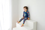 Mega Robot Blue Long Sleeve Pajama - Go PJ Party