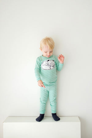 Drawing Fox Long Sleeve Pajama - Go PJ Party