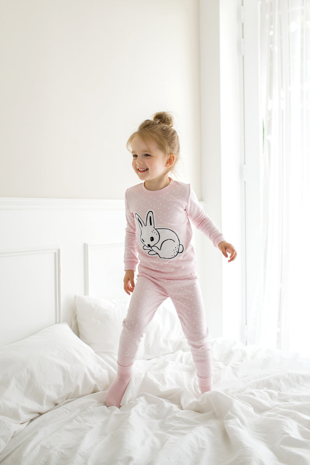 Drawing Rabbit Long Sleeve Pajama - Go PJ Party