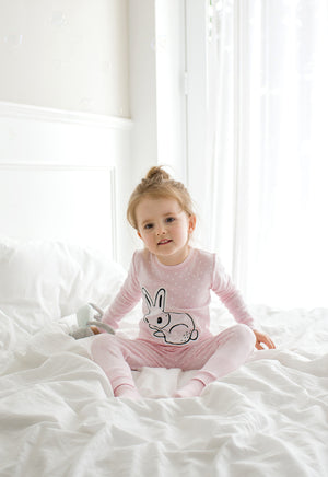 Drawing Rabbit Long Sleeve Pajama - Go PJ Party