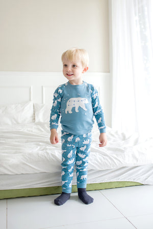 The Bear - Milky Blue Pajama - Go PJ Party