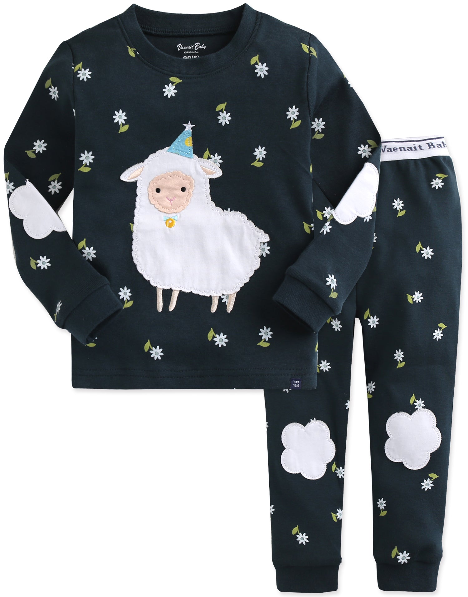 Lamb bloom Long Sleeve Pajamas - Go PJ Party