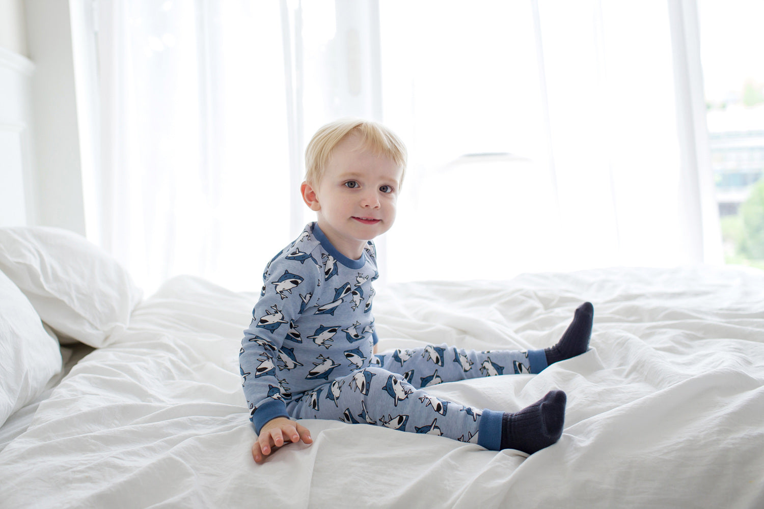 King Shark Long Sleeve Pajama - Go PJ Party